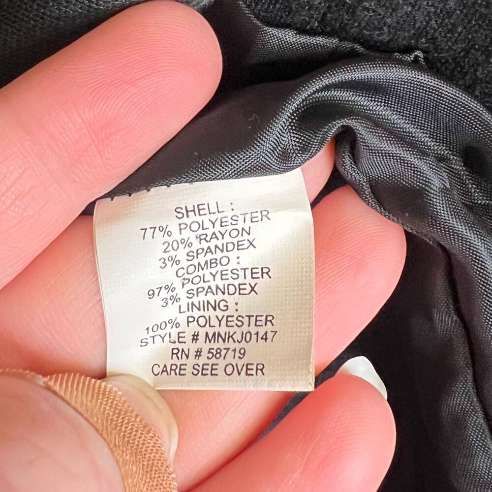 Notations One-Button Textured Jacket / Blazer Siz… - image 6